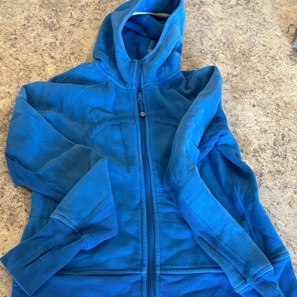 lululemon athletica Bright Blue Full-Zip Hoodie
